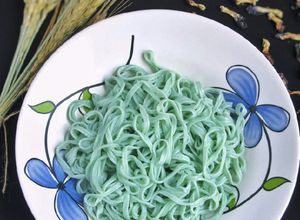 Foto resep Mie Telur Bunga Telang