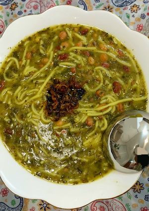 عکسی از دستور آش رشته