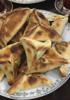 صورة لوصفة فطاير بسبانخ 💚