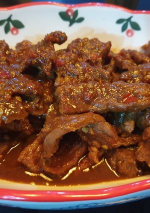 Foto resep Daging sapi pedas manis