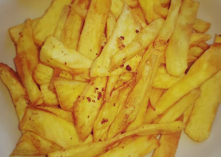 How to Prepare Perfect Cripsy fried sweet potatoes