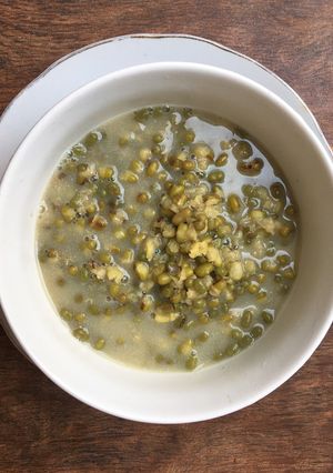 Foto resep Kolak kacang ijo manis gurih