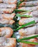 Gỏi cuốn tôm thịt nước chấm đâu phọng