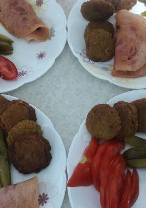 عکسی از دستور فلافل