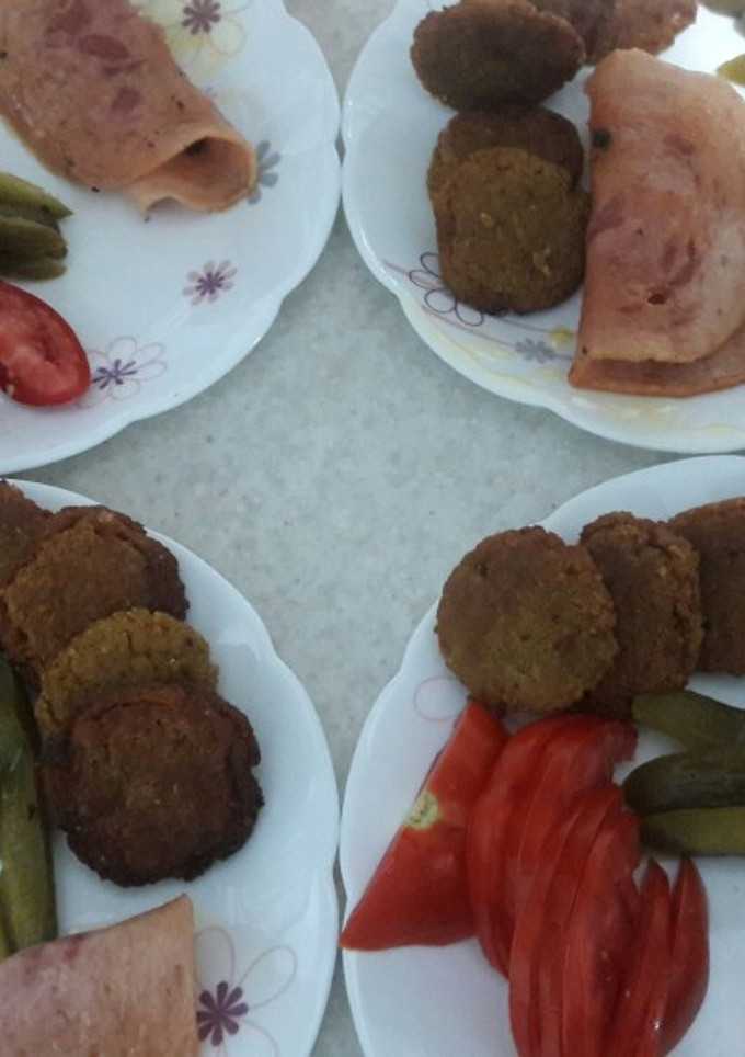 عکسی از دستور فلافل