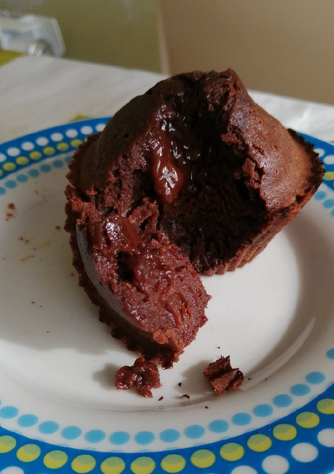 Una foto de Coulant de chocolate