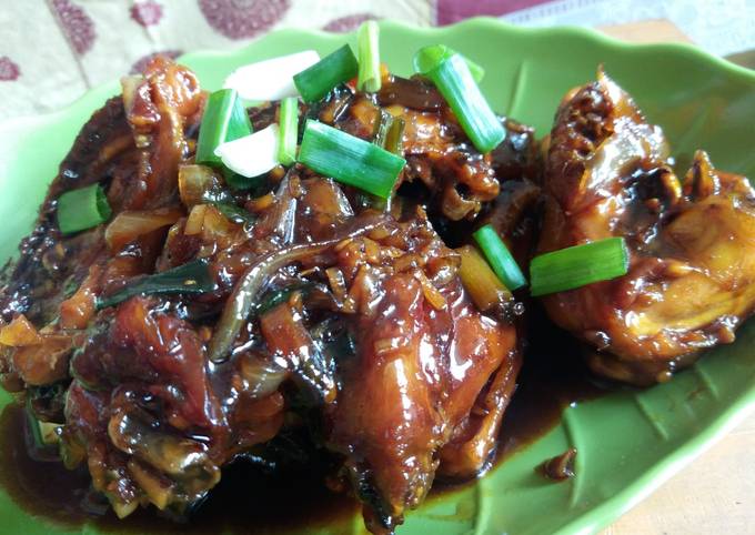 Ayam kampung masak kecap istimewa