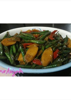 Foto resep Oseng Kacang Panjang Sosis