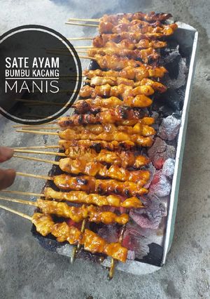 Foto resep Sate Ayam Bumbu Kacang Manis