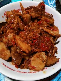 Foto resep balado jengkol teri
