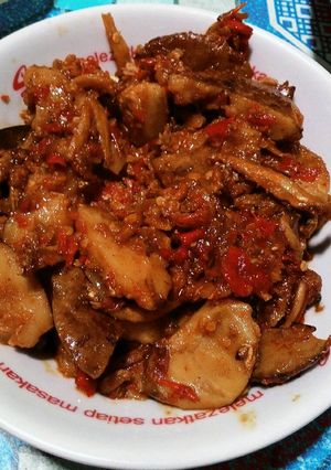 Foto resep balado jengkol teri
