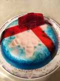 Gelatina de nuez y mora azul