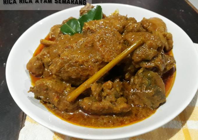 Resep Rica Rica Ayam Semarang, Sempurna