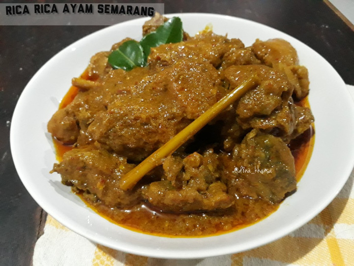 Resep Rica Rica Ayam Semarang, Sempurna