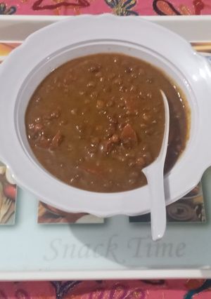 A picture of Black chickpeas curry - The taste of PUNJAB 👩🍳🥘💐👍.