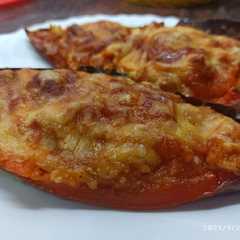 Una foto de Boniatos rellenos 🍠🧡🍂