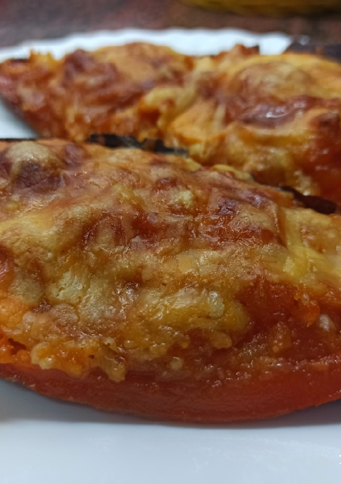 Una foto de Boniatos rellenos 🍠🧡🍂