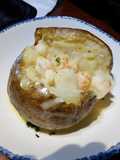 Shrimp and Lobster Stuffed Baked Potato