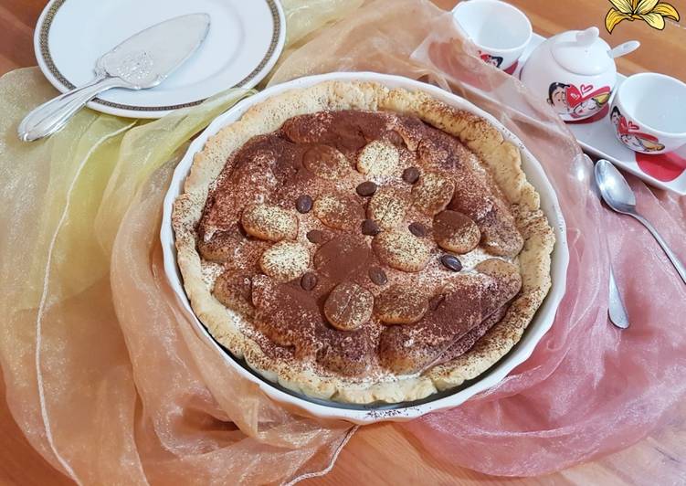 Crostata tiramisù in due versioni