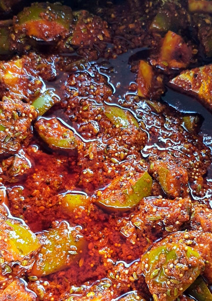 लसोडे़ और आम का आचार (lasode aur aam ka achar recipe in Hindi) रेसिपी मुख्य फोटो