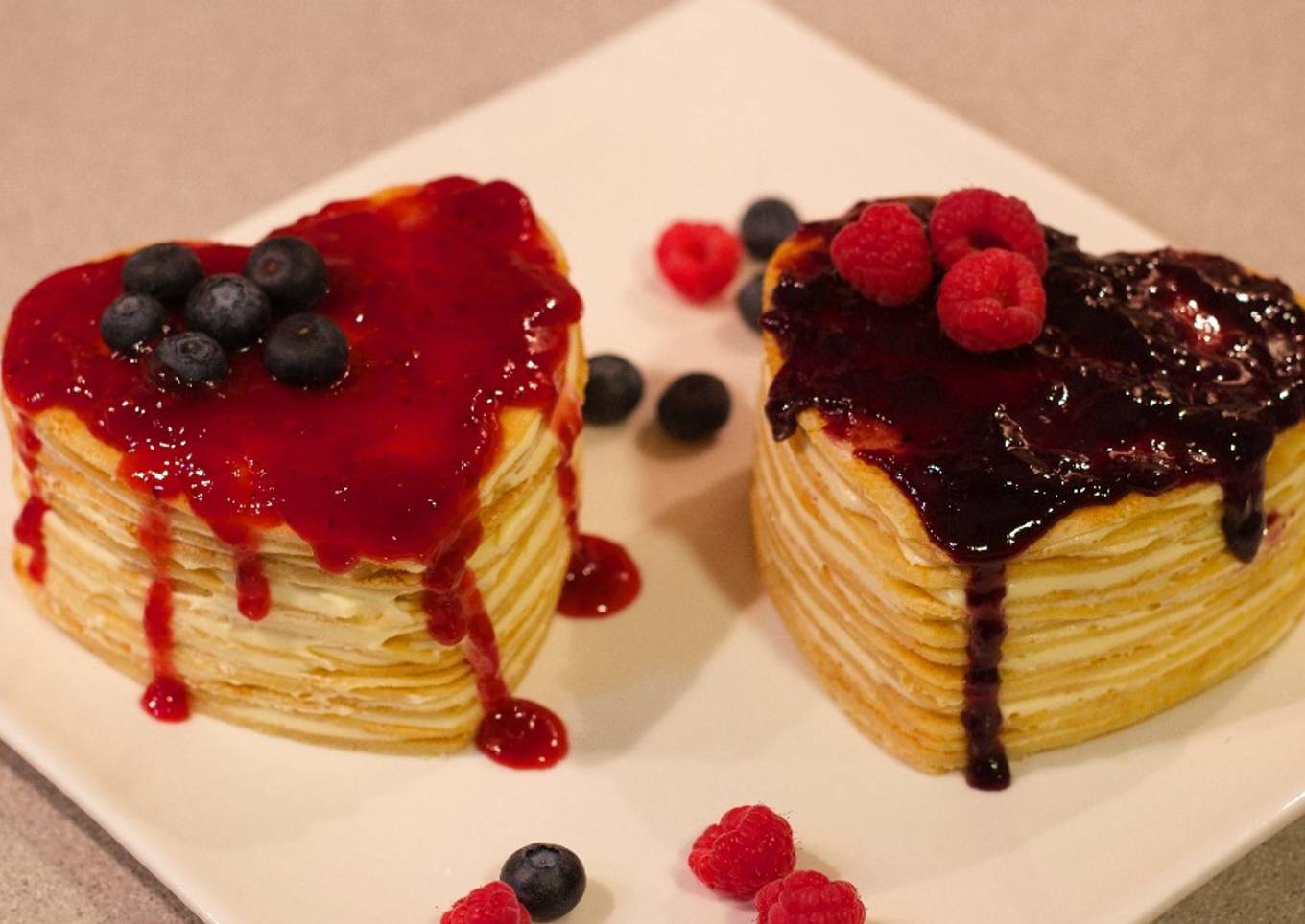 Corazones Mille Crêpe