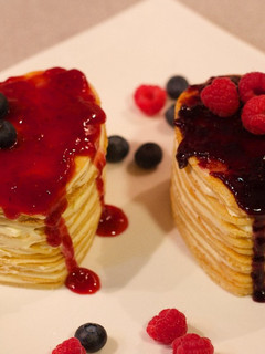Una foto de Corazones Mille Crêpe