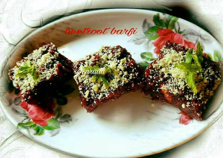 Beetroot Barfi
