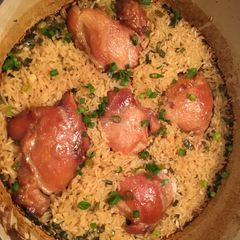 A picture of Honey Soy Chicken and Rice Bake.