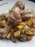 Pollo a la cerveza