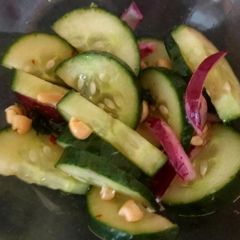 A picture of Thai Cucumber Salad 😃.