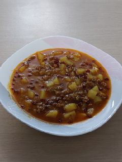 عکسی از دستور خورش چرخ کرده و زرشک