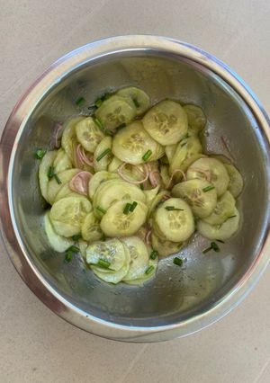 Une photo de Salade de concombre