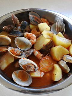 Una foto de Patatas a la marinera
