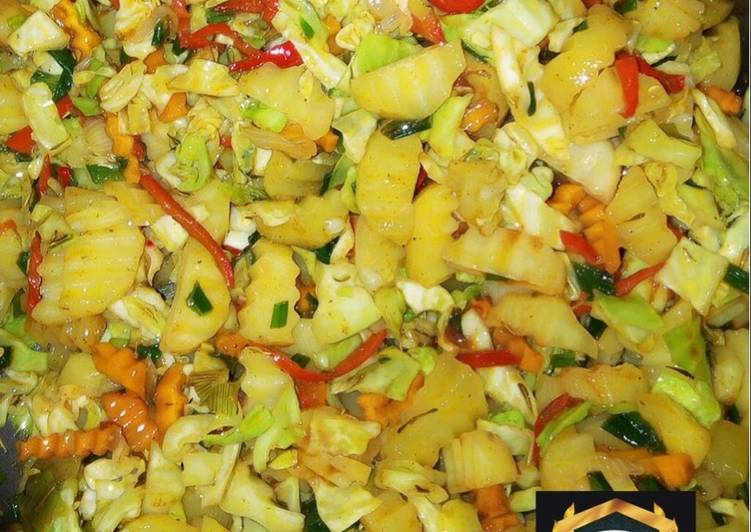 Recipe of Super Quick Homemade Cabbage stir sauce