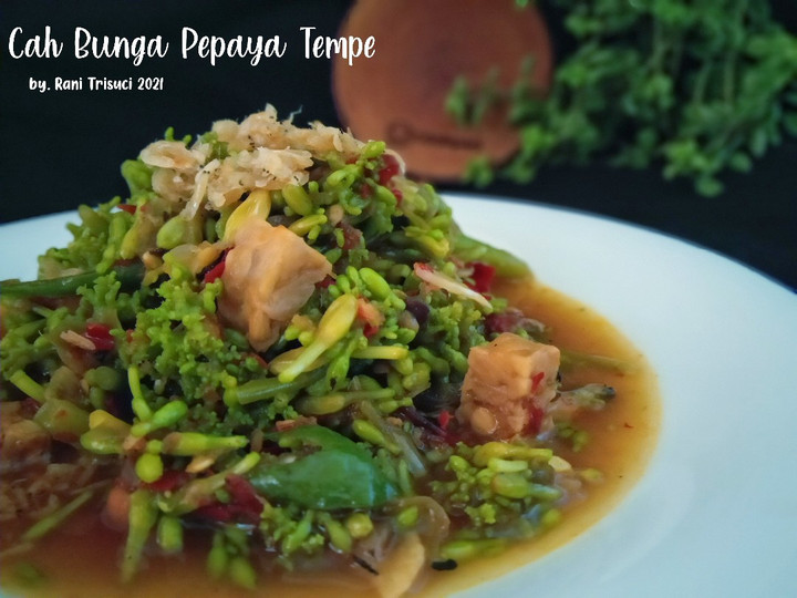 Langkah Mudah untuk Menyiapkan Cah Bunga Pepaya Tempe Anti Gagal