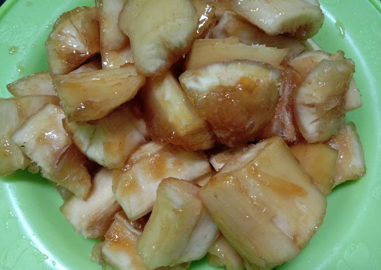 RECOMMENDED! Inilah Cara Membuat Sweet Cassava with palm sugar (Cimplung) Pasti Berhasil