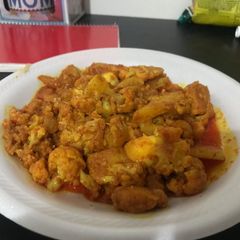 Aloo gobhi sabji A picture of Aloo gobhi sabji.
