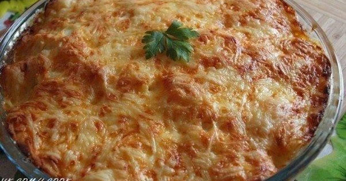 Запеканка Картофель Курица Фото