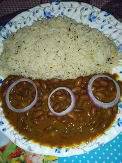 রাজমা কারি ও জিরা রাইস (Rajma curry o Jeera rice recipe in bengali) রেসিপির প্রধান ছবি