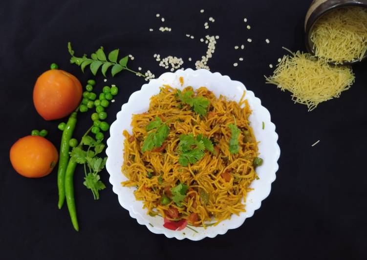 Recipe of Super Quick Homemade Vermicelli Upma