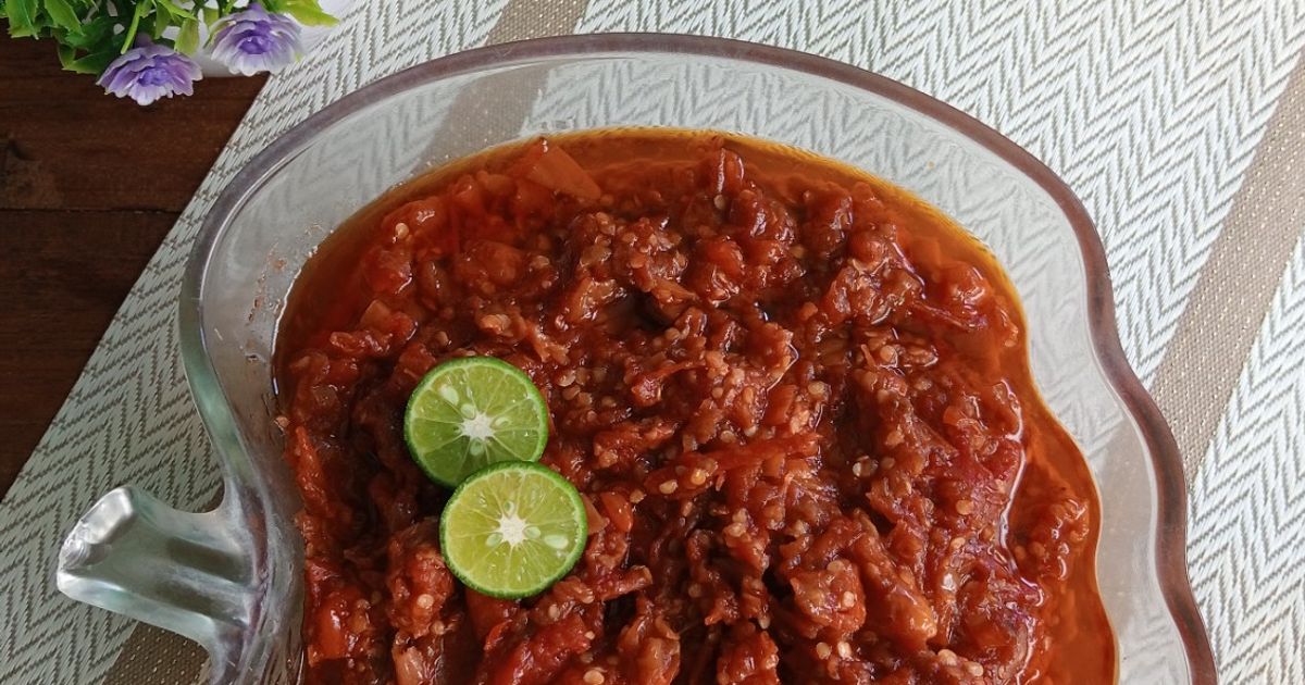 Sambal Tomat Terasi Tanpa Uleg