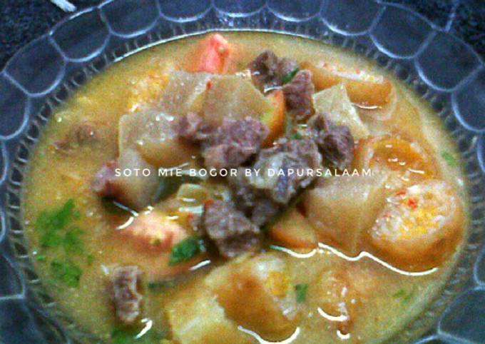 Ternyata ini lho! Bagaimana cara membuat Soto Mie Bogor  nagih banget