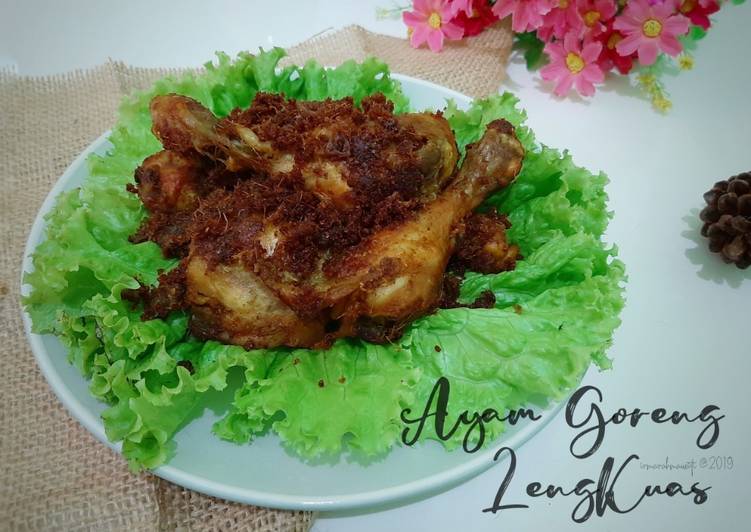 Cara termudah untuk Diet saat makan malamAyam Goreng Lengkuas