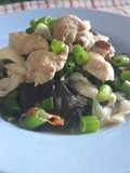 01. Tumis ayam jamur bunga bawang (puthut)