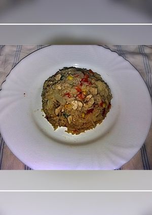 Csirkés rizottó hasonmás recept fotója