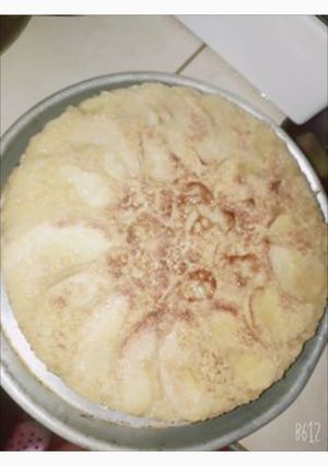 Una foto de Torta invertida de manzana