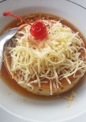 Foto resep Puding custard caramel