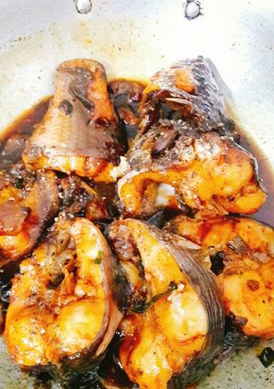 Hình của món Cá lóc kho nước dừa.