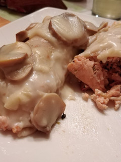 Una foto de Crepes de salmón