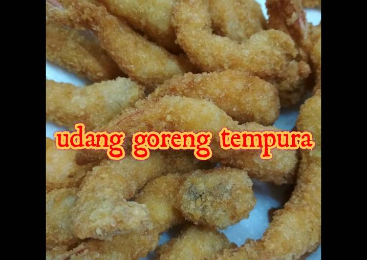 Cara Gampang Membuat Udang goreng tempura, Enak